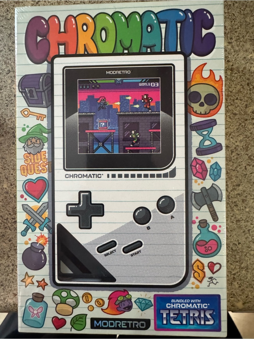ModRetro Chromatic Handheld Gaming Bundle - Picture 2 of 6